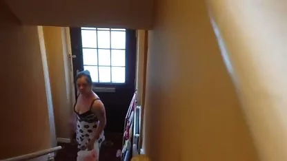 Rotschopf mit dicken Titten pervers und geknebelt german masturbation tube fesselt sich